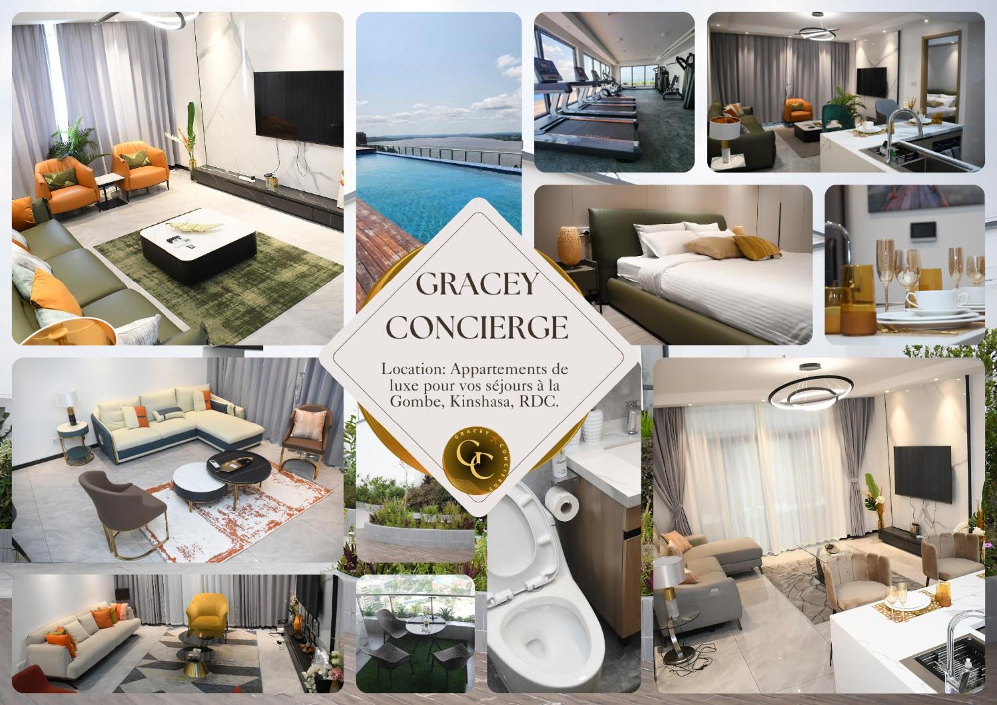 Gracey Concierge Apartments - Avenue Uvira Kinshasa Buitenkant foto